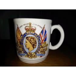 Coronation of Elizabeth II (1953) Commemorative Mug