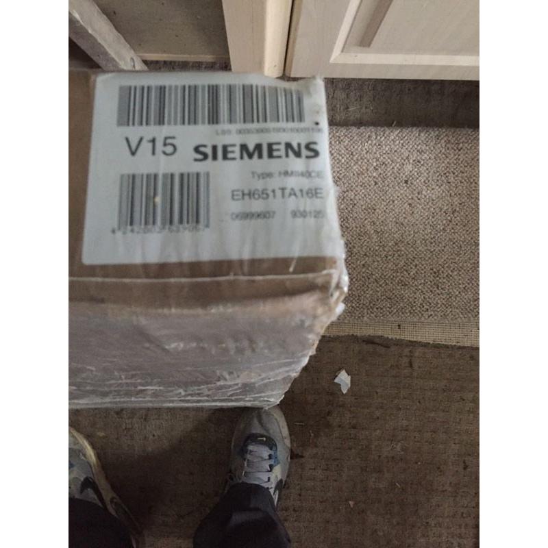 Siemens induction hob