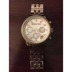 Michael Kors Watch silver Boxed With Receipt Unisex