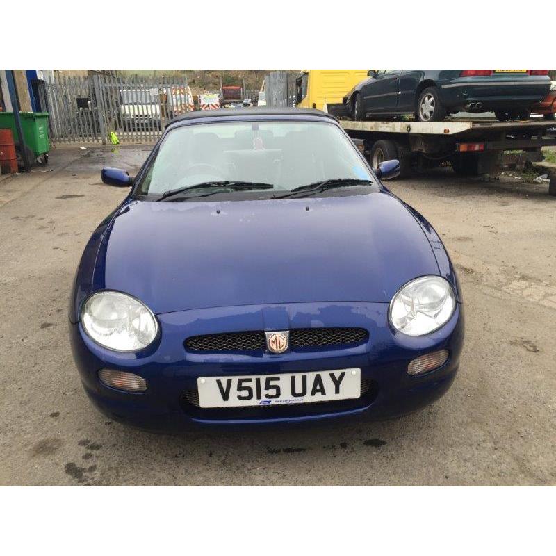 MG MGF Convertible, starts and drives well, MOT until January 2017, nice leather interior