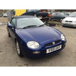 MG MGF Convertible, starts and drives well, MOT until January 2017, nice leather interior