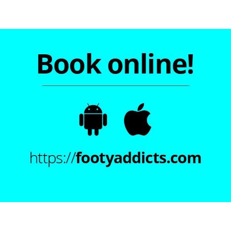 Play friendly football games in East London. NO commitment!
