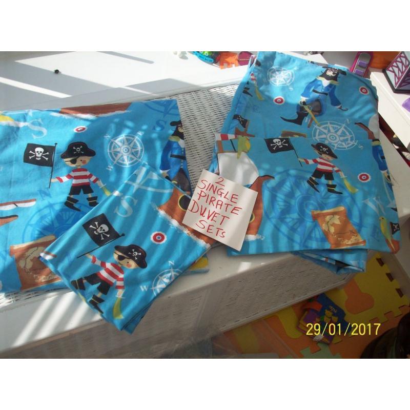 SINGLE SIZE PIRATE DUVET SETS