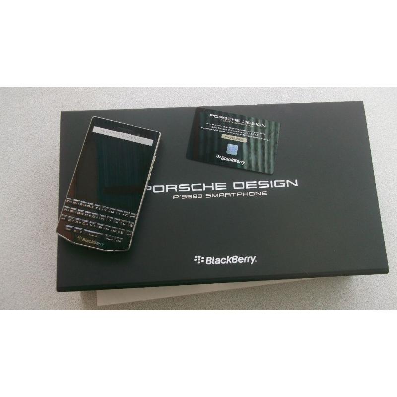 BlackBerry PORSCHE DESIGN P9983/P'9983 CARBON,unlocked,full box wit authenticity card,swap accepted!