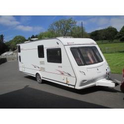 Elddis Avante 556 Caravan, 6 berth, 2006, Excellent condition.