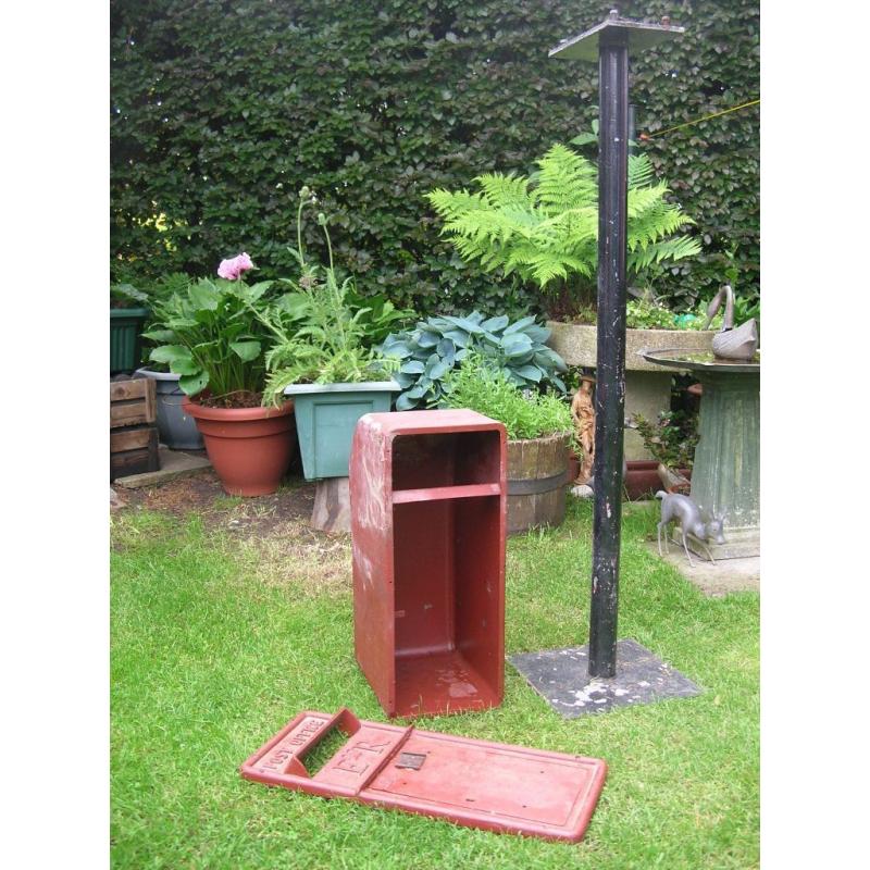 Genuine Royal Mail Letter box and stand