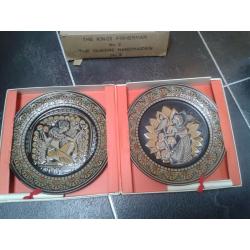 Pair of Ltd Edition Denby Collectable Plates - 1972 - perfect condition with certificates