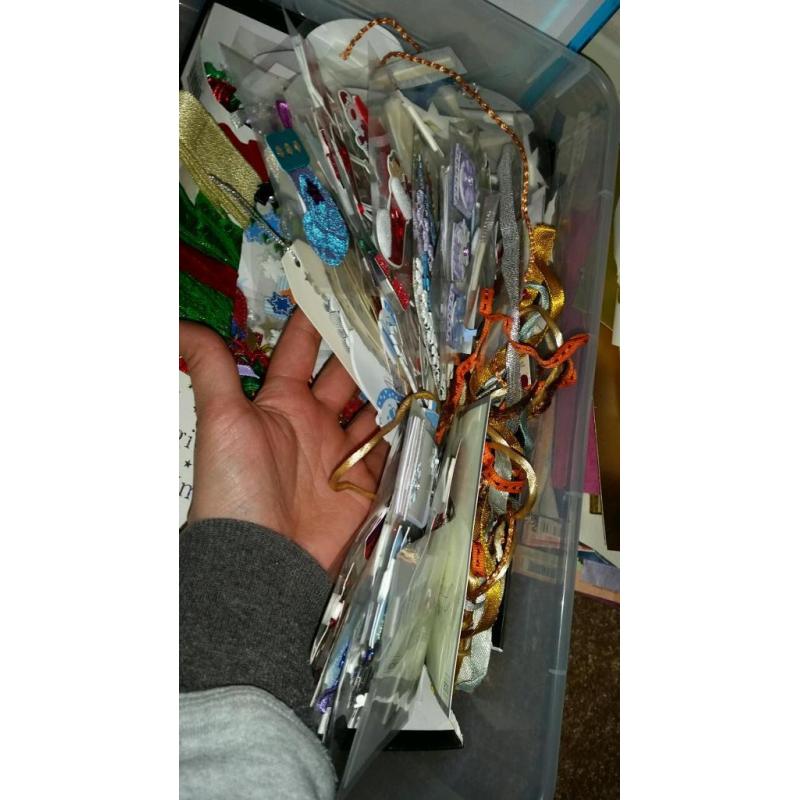 Huge selection of Christmas card making items