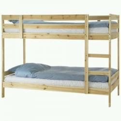 Ikea Mydal Bunk Bed Pine Frame House Clearance