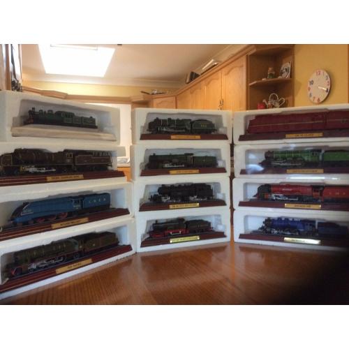 Model locomotives 12 in total brand new all boxed with explanatory leaflets
