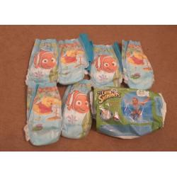 6 Swimming Nappies Size 3-4
