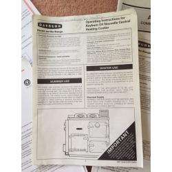 Rayburn oil fired heating and hot water