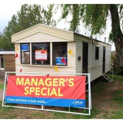 CHEAP STARTER 2 BED STATIC CARAVAN FOR SALE IN NORTH NORFOLK INCLUDES 2016 SITE FEES Near Holt