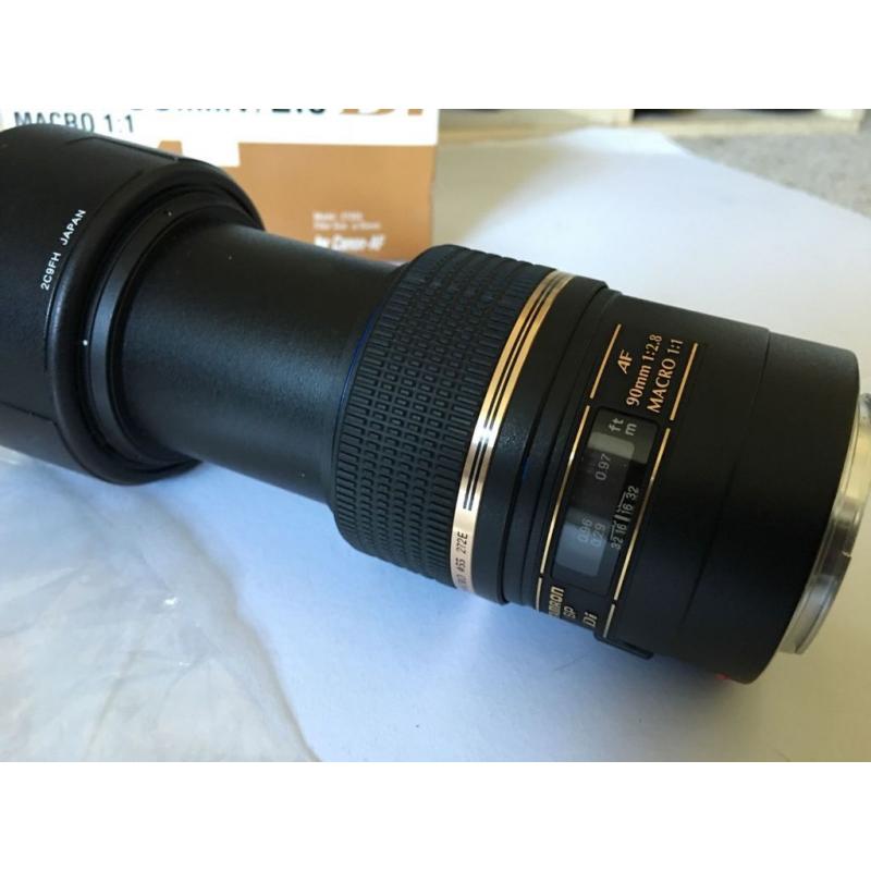 Tamron 90mm f/2.8 Di 1:1 macro lens (Sony Alfa/SLT fit) Full Frame.