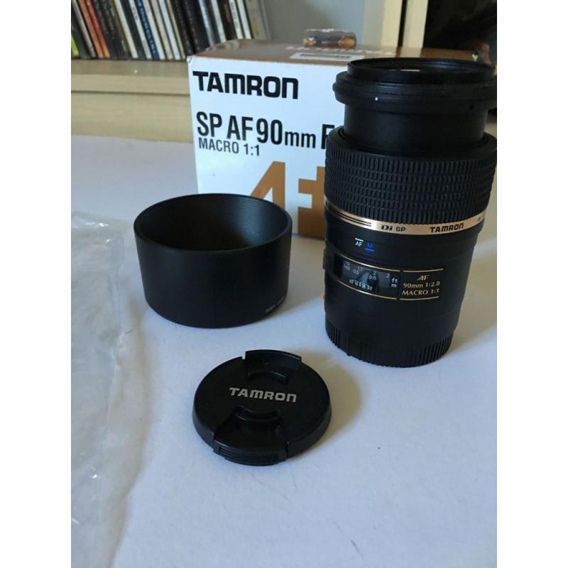 Tamron 90mm f/2.8 Di 1:1 macro lens (Sony Alfa/SLT fit) Full Frame.