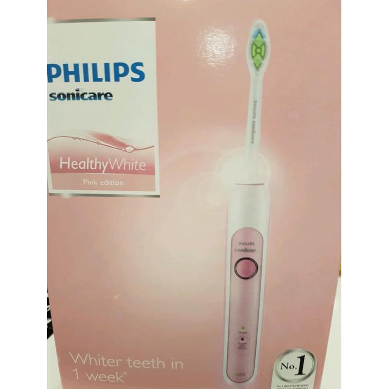 Phillips electric toothbrush (pink edition)
