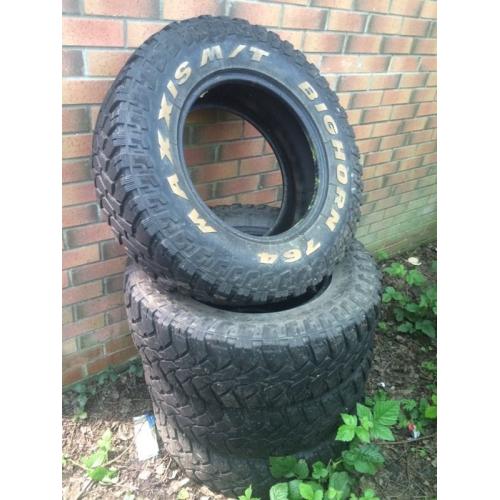 Maxxis m/t bighorn 764 off road 4x4 tyres