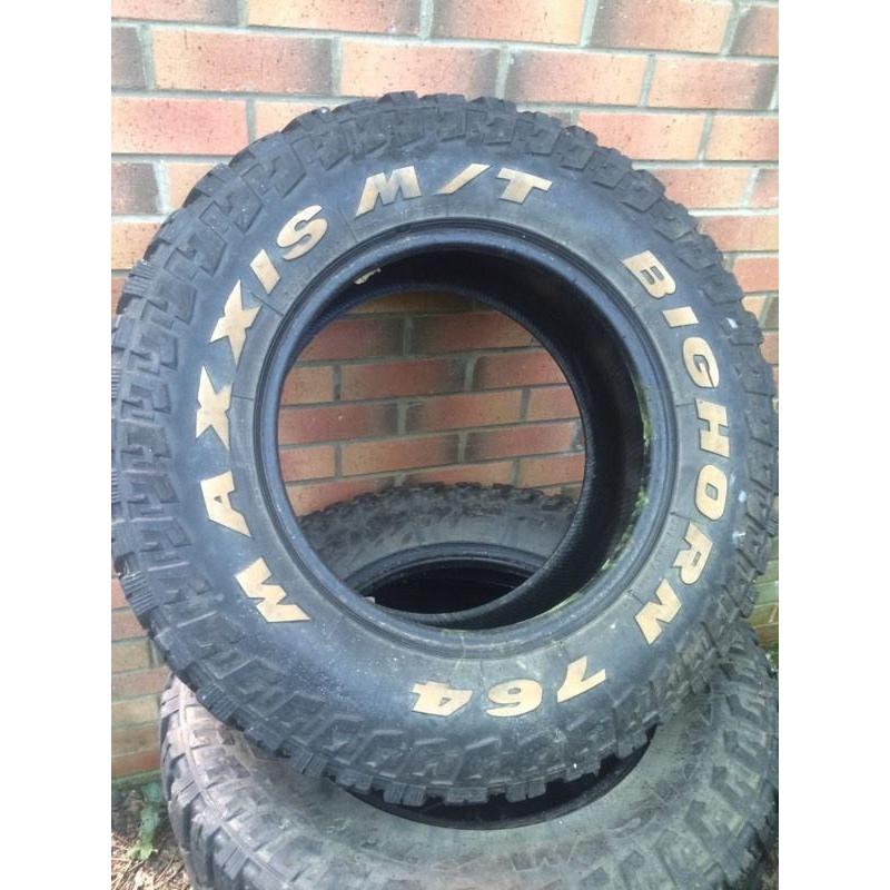 Maxxis m/t bighorn 764 off road 4x4 tyres