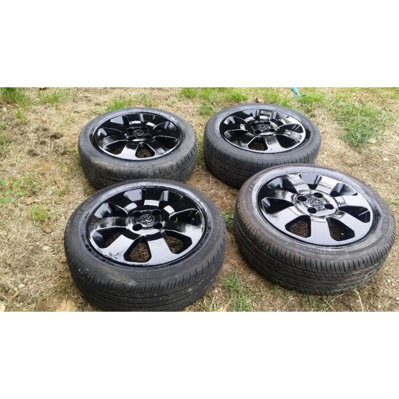 15 inch Vauxhall corsa sxi alloys with tyres 4 stud 4 × 100