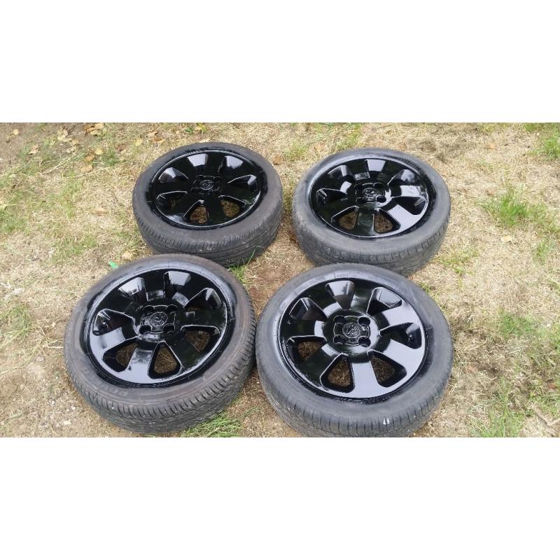 15 inch Vauxhall corsa sxi alloys with tyres 4 stud 4 × 100
