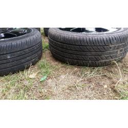15 inch Vauxhall corsa sxi alloys with tyres 4 stud 4 × 100