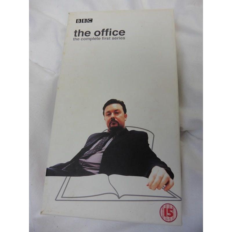 BBC THE OFFICE boxed complete first series PAL VHS video