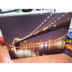 Brookly Bridge Large Canvas