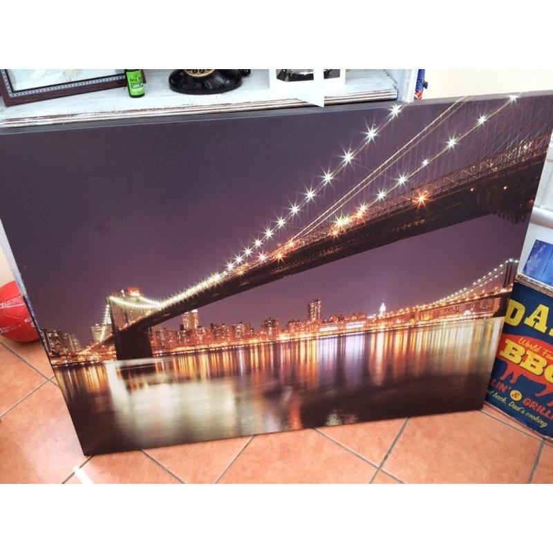 Brookly Bridge Large Canvas