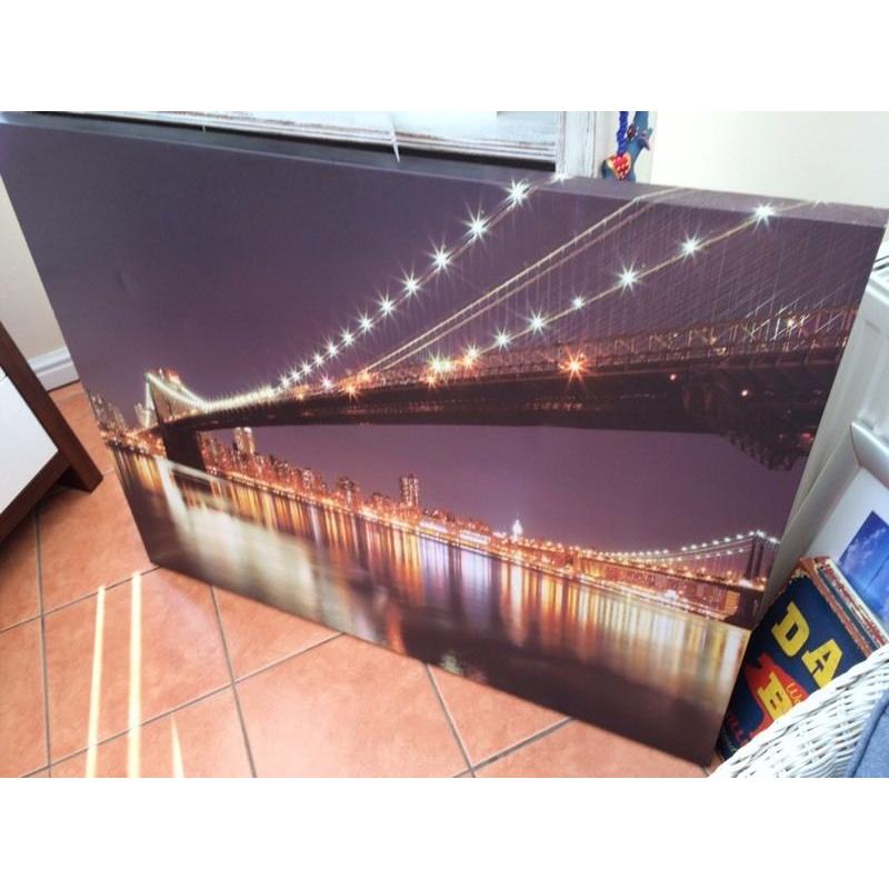 Brookly Bridge Large Canvas