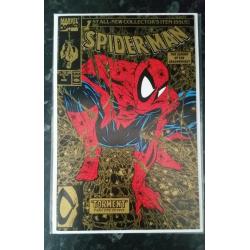1990 SPIDERMAN ISSUE 1 COLLECTORS ISSUE BLACK & GOLD(MINT)