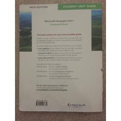 Edexcel geography A2 student revision guide.