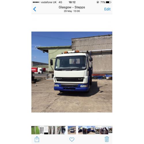 Daf 7.5 ton tipper