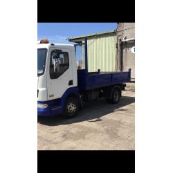 Daf 7.5 ton tipper