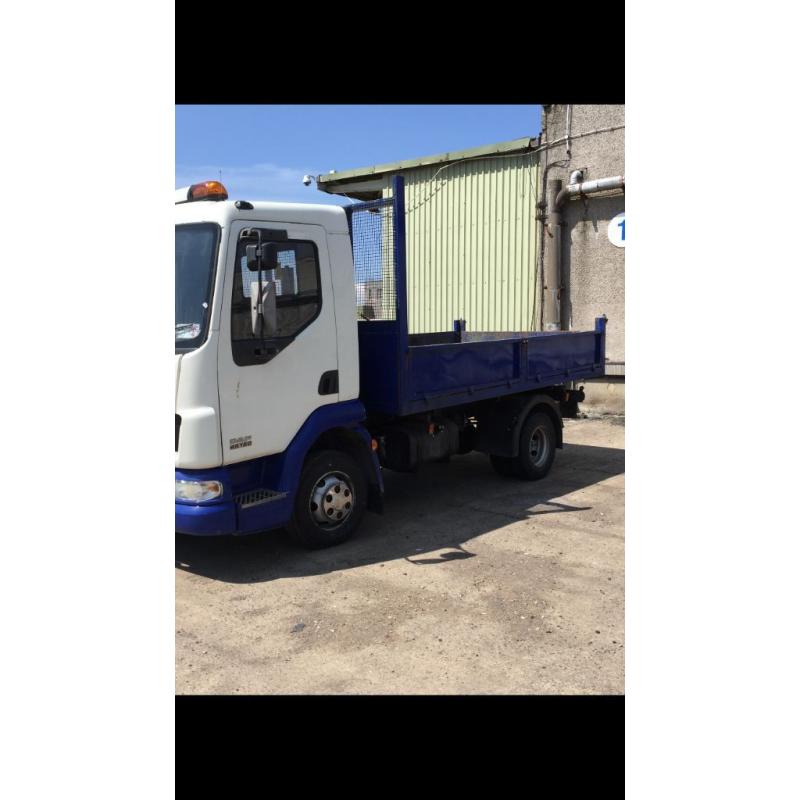 Daf 7.5 ton tipper