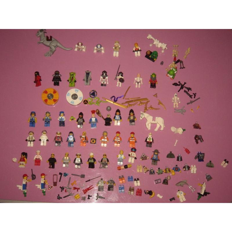 Lots of Lego Minifigures - Star Wars, Ninjago, Chima, Power Miners etc, spare parts & accessories -