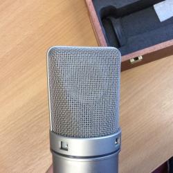 Neumann U87ai Consender mic - Grey Nickel Version - Brilliant Mic with Wooden Case