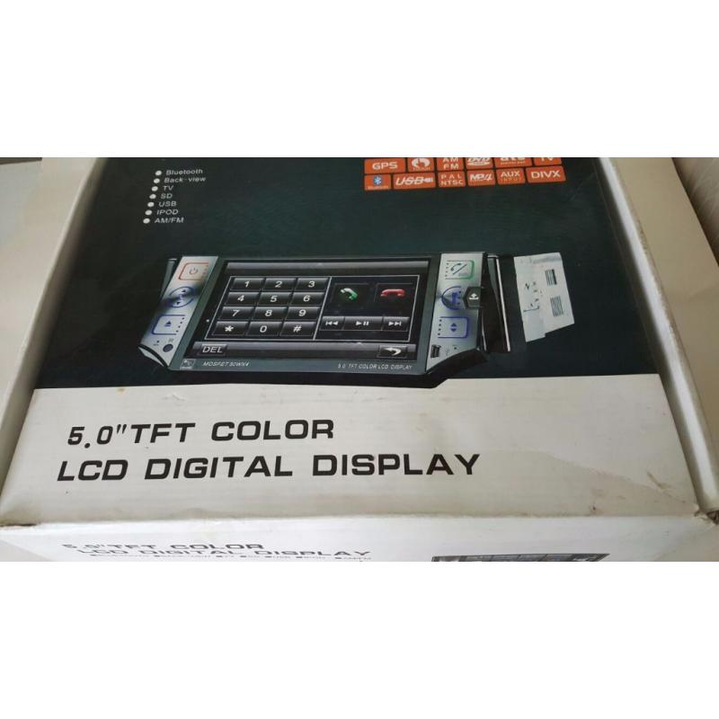 CD DVD Player 5.0 TFT colour LCD digital Dislay