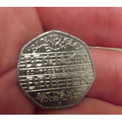 Benjamin Britten rare 50p coin