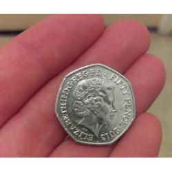 Benjamin Britten rare 50p coin