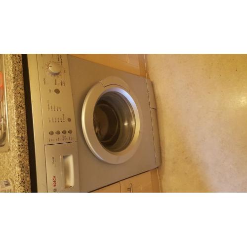 Bosch silver washing machine