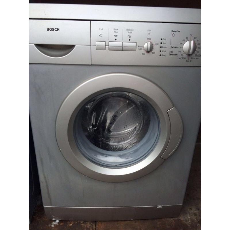 Bosch silver 6 kilo washing machine