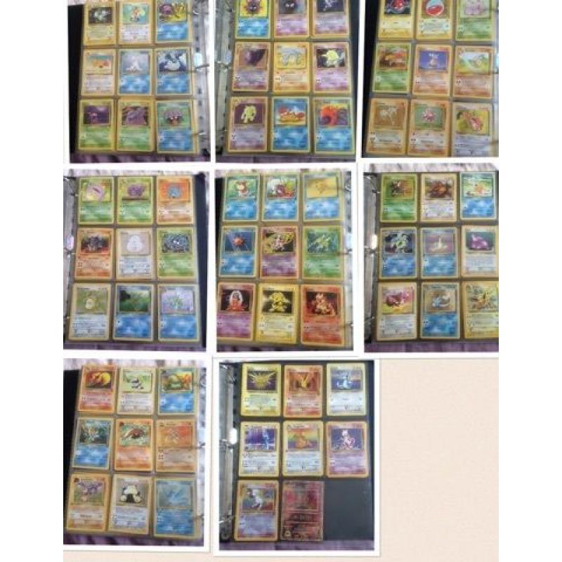 Full set of Pokemon cards 102/102 over 100 mint cards