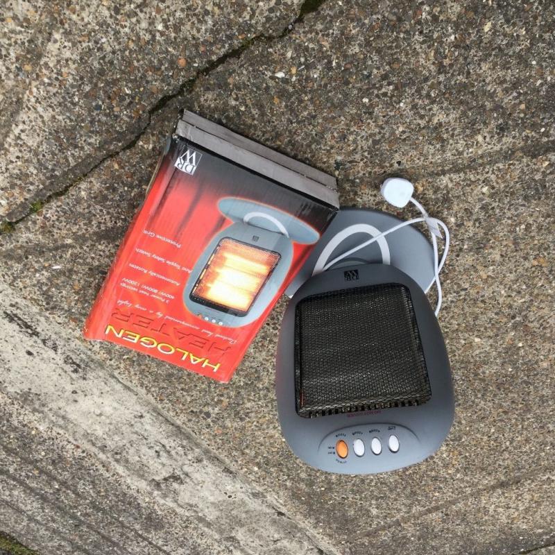 Electric Halogen heater.