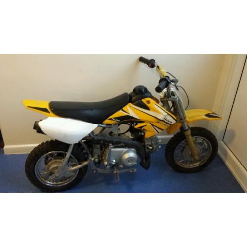 Pit bike and mountain bike