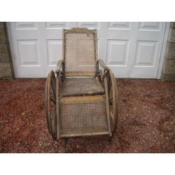 Antique Wheel Chair For Restoration