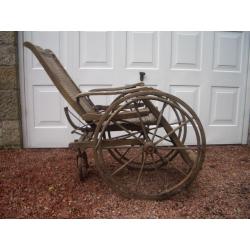 Antique Wheel Chair For Restoration