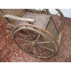Antique Wheel Chair For Restoration