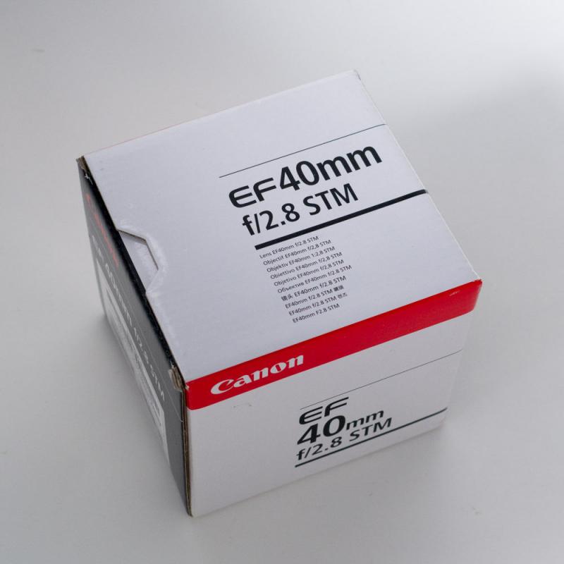 Canon ef 40mm STM F2.8 pancake lens