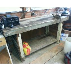 Old But Sturdy Garage Work Bench