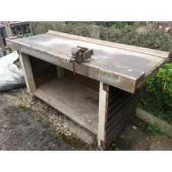 Old But Sturdy Garage Work Bench
